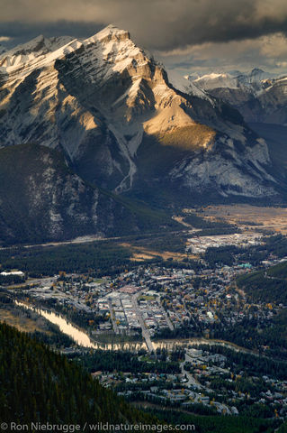 view from the Banff Gondola