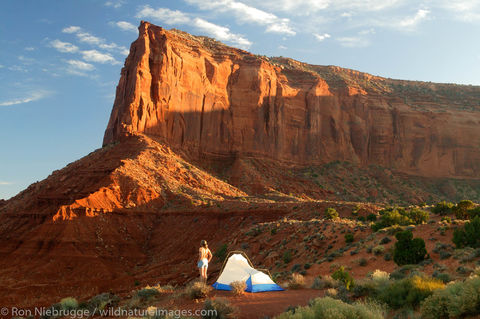 Camping at Monument Valley