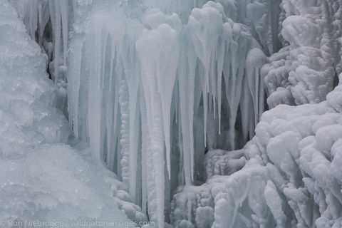 Frozen waterfall, Seward, Alaska
