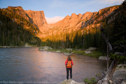 at Dream Lake, Rocky Mountain National Park