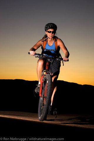 Mountain biking Slickrock Trail, Moab, 