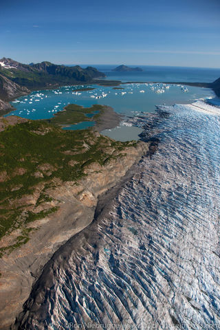 Aerial of Bear Glacier