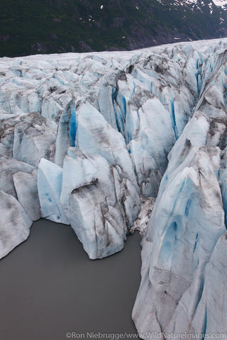 Aerial Spencer Glacier