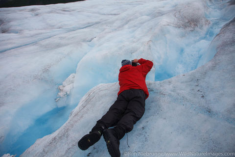 Photographing Spencer Glacier