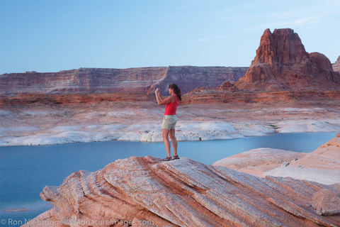 Visitor at Lake Powell