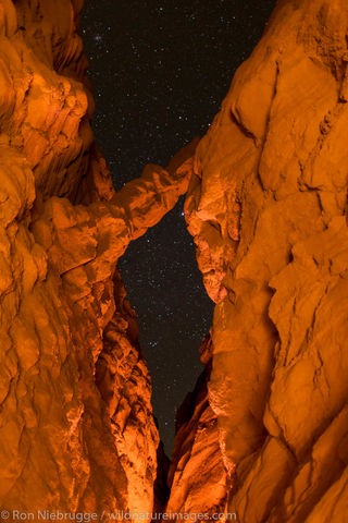 Slot Canyon at night