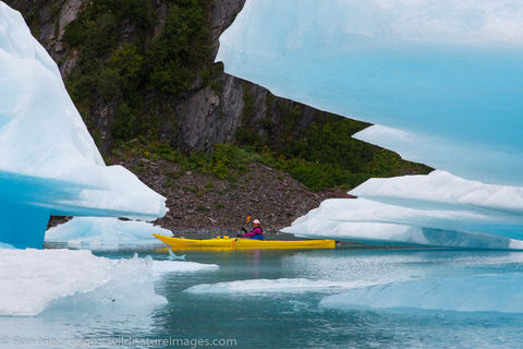 Kayaking in Bear Glacier Lagoon