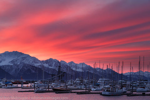 Sunrise, Seward Small Boat Harbor