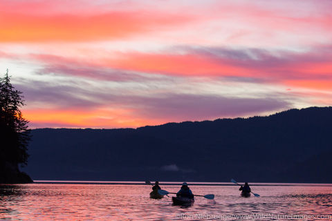 Kayaking at Sunset