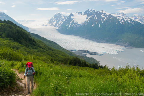 Backpacking on Spencer Glacier Trail