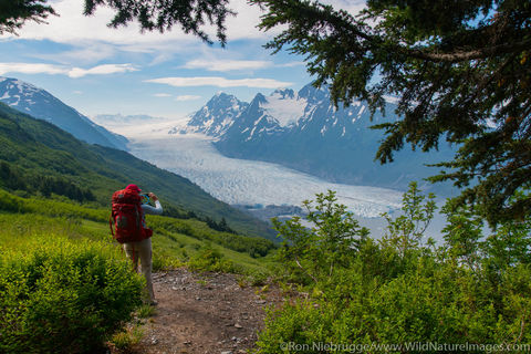 Backpacking on Spencer Glacier Trail