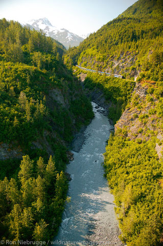 Alaska Railroad Passenger Train