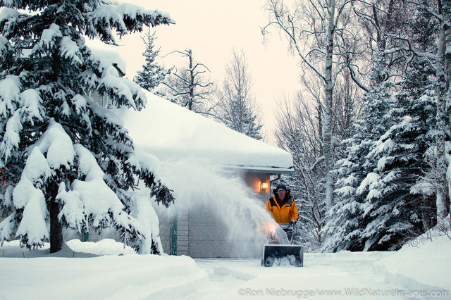 Snowblowing