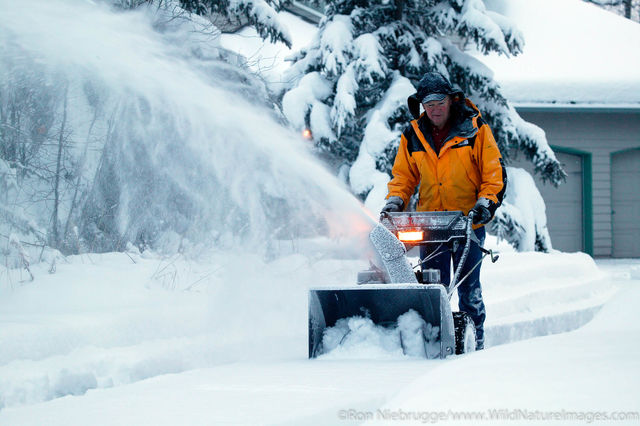 Snowblowing
