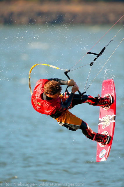 Kite boarding 