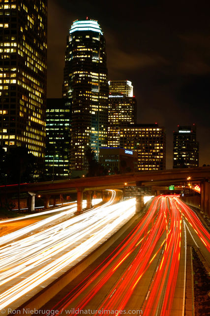 Downtown at night