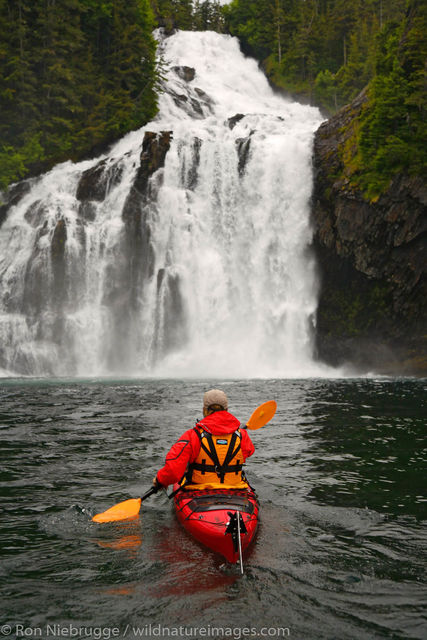 Kayaking near Cascade Falls