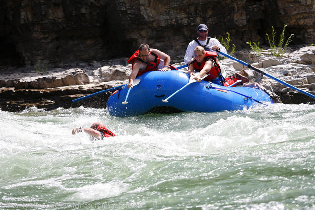 Whitewater rafting