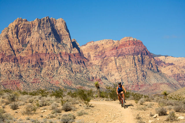 Mountain biking near Las Vegas, Nevada