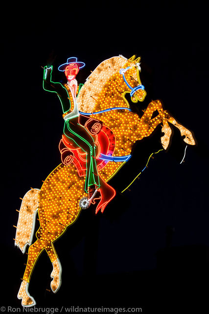 Neon signs, Downtown Las Vegas.