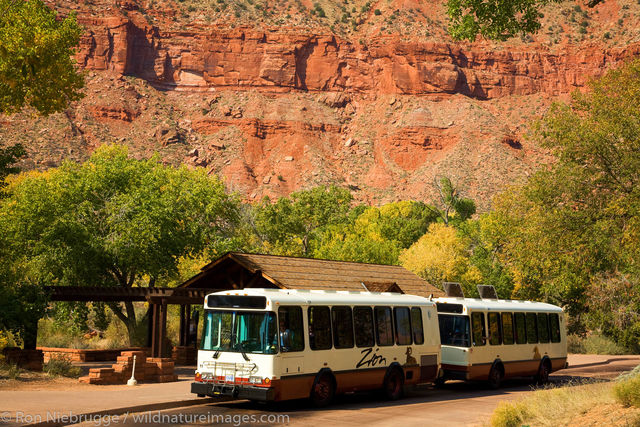 Shuttle Bus, Zion National Park