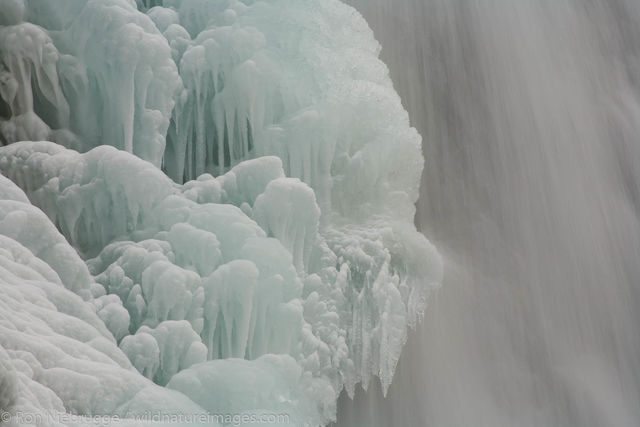Frozen waterfall, Seward, Alaska