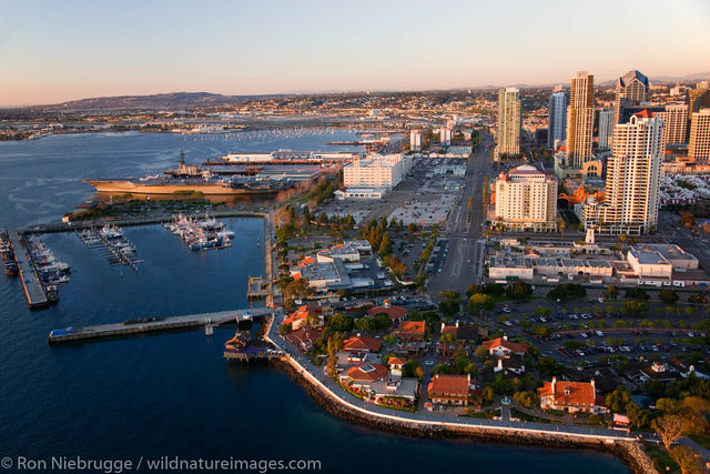 Seaport Village and the Embarcadero Marina Park