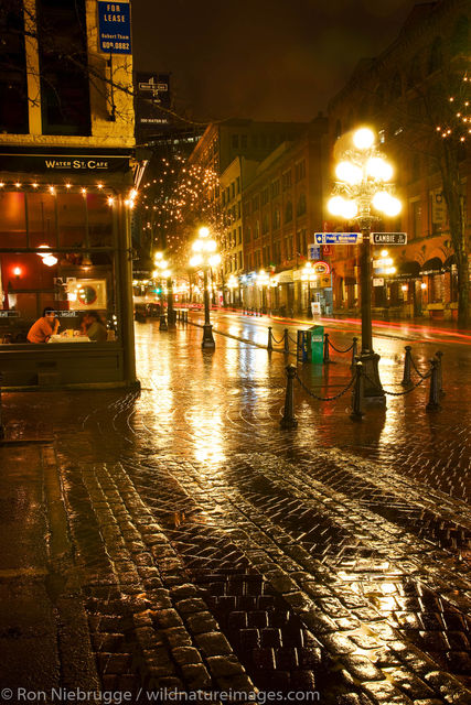 Gastown area at night