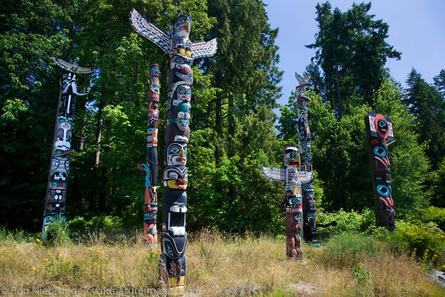 Totem Poles in Stanley Park