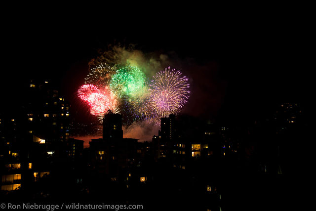 Fireworks, Vancouver, Canada