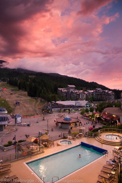 Sunset, Whistler,  Canada.