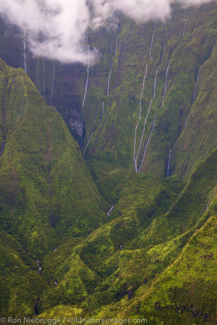 waterfalls, Kauai, Hawaii