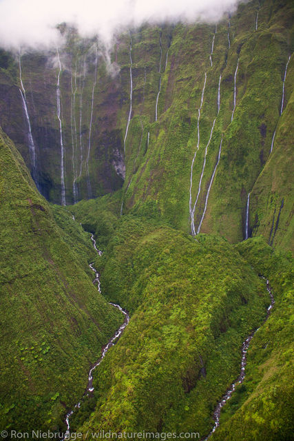 waterfalls, Kauai, Hawaii