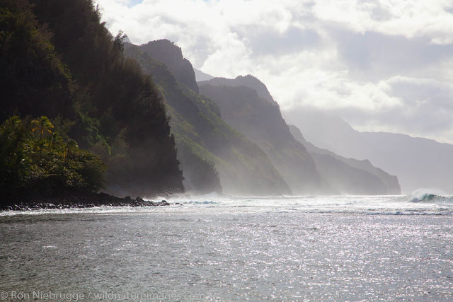 Na Pali Coast from Ke'e Beach