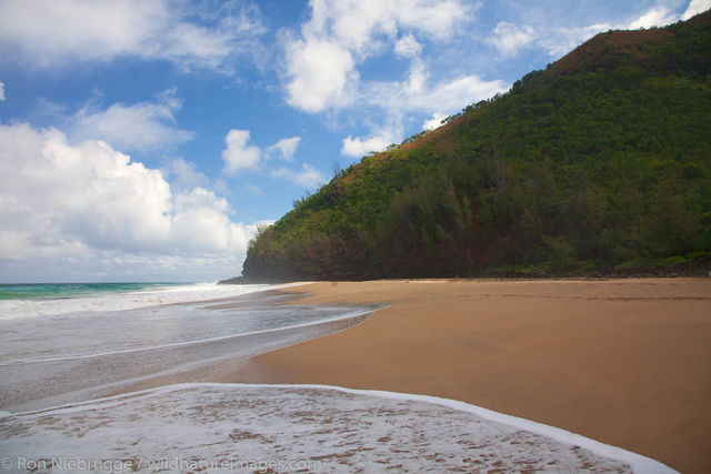 Hanakapi'ai Beach and the Na Pali Coast 