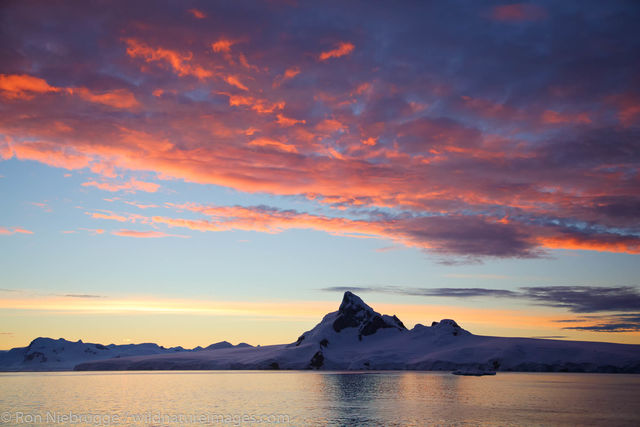 Sunrise below the Antarctic Circle