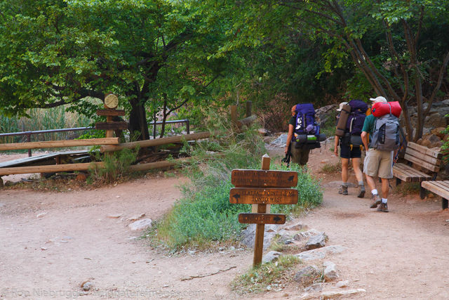 Hikers at Indian Garden