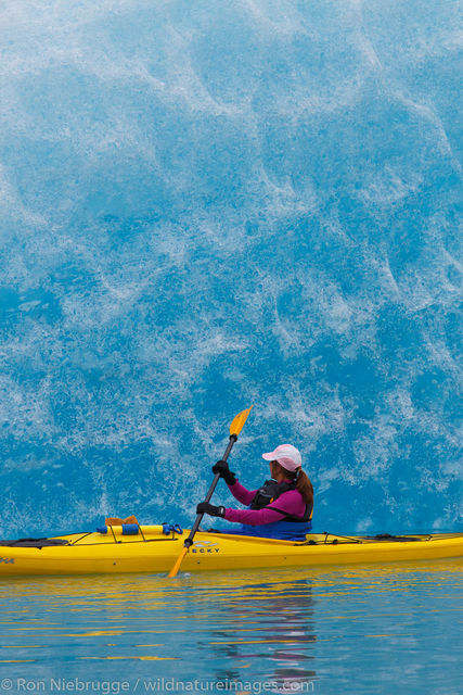 Kayaking in Bear Glacier Lagoon