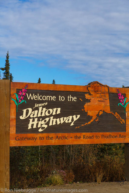 Dalton Highway Sign, Alaska