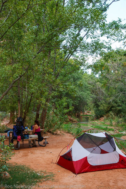 Camping near Havasu Fall, Arizona