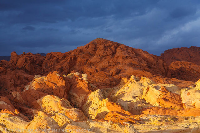Sunrise over Silica Dome-Fire Canyon