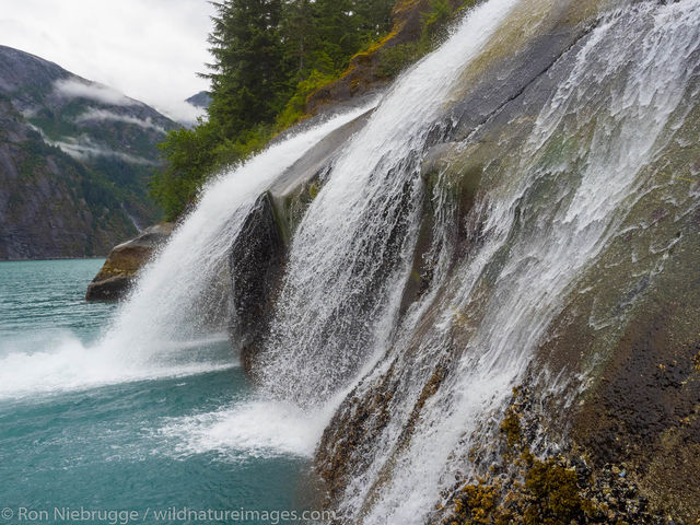 Waterfall in Tracy Arm