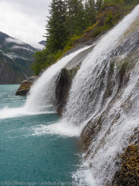Waterfall in Tracy Arm