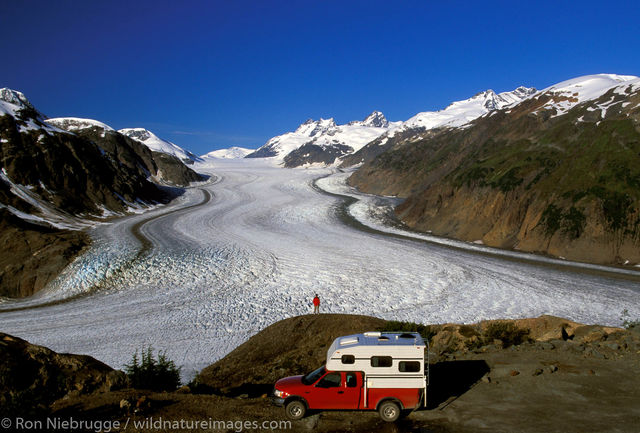 Camper Person Salmon Glacier