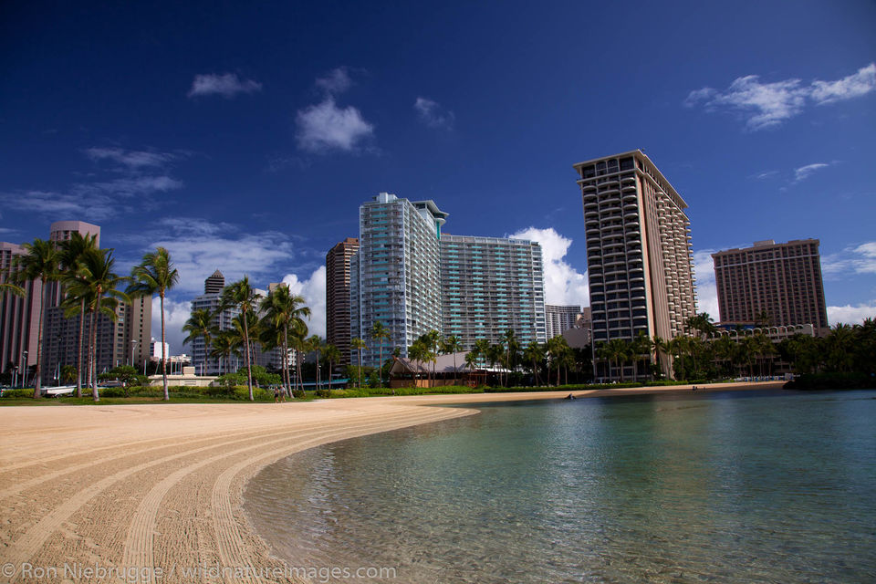 Waikiki Beach Honolulu Hawaii Ron Niebrugge Photography