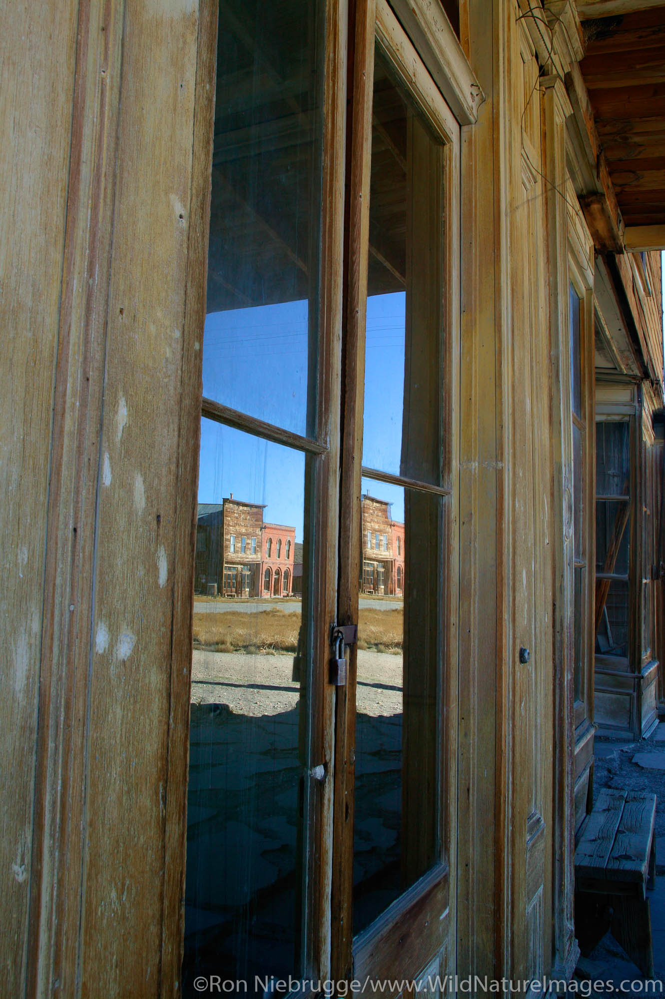 The Wheaton & Hollis Hotel in the historic ghost town of Bodie.  Bodie was once a bustling gold mining town, Bodie State Historic...