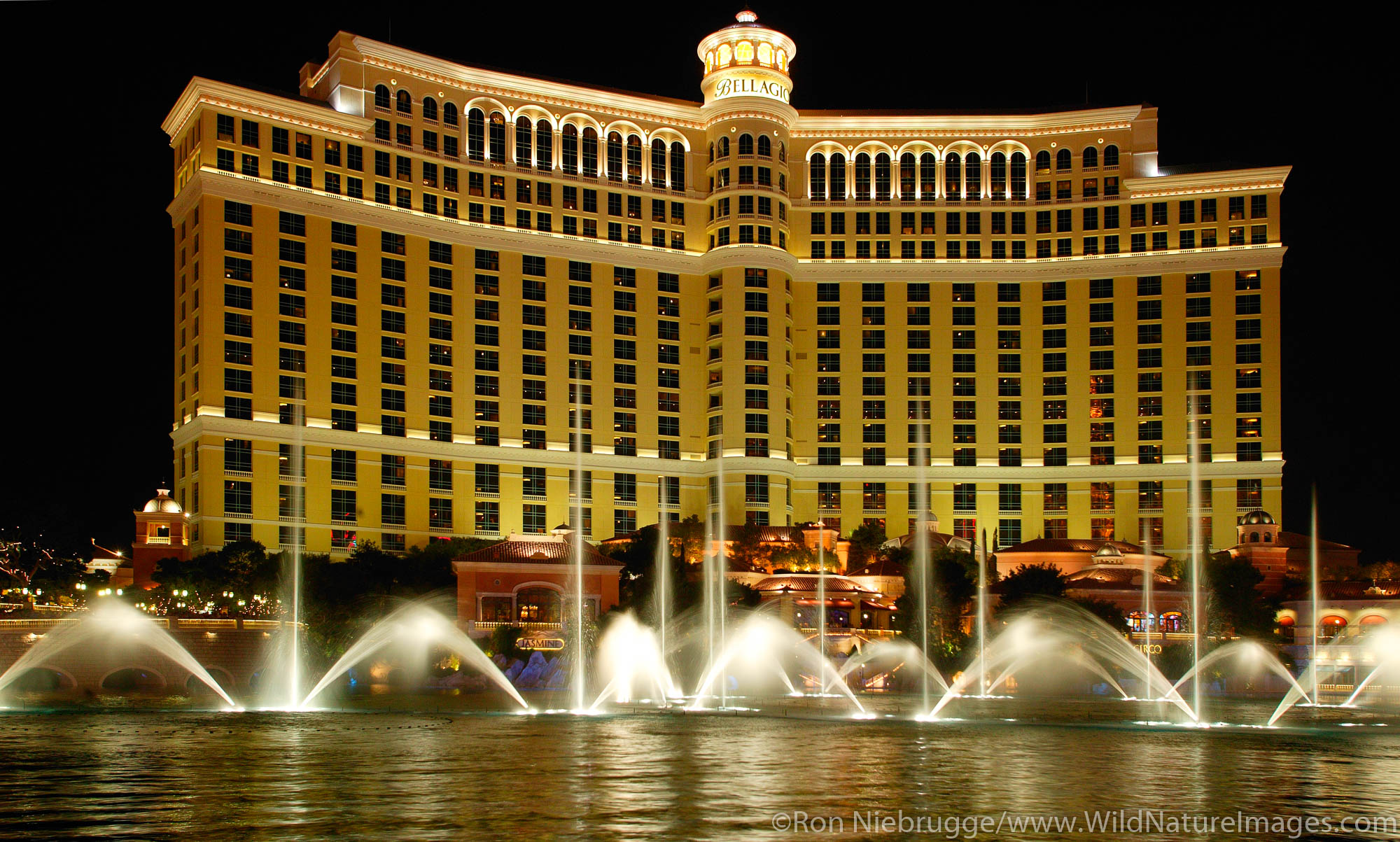 The Bellagio hotel and casino in Las Vegas, Nevada.