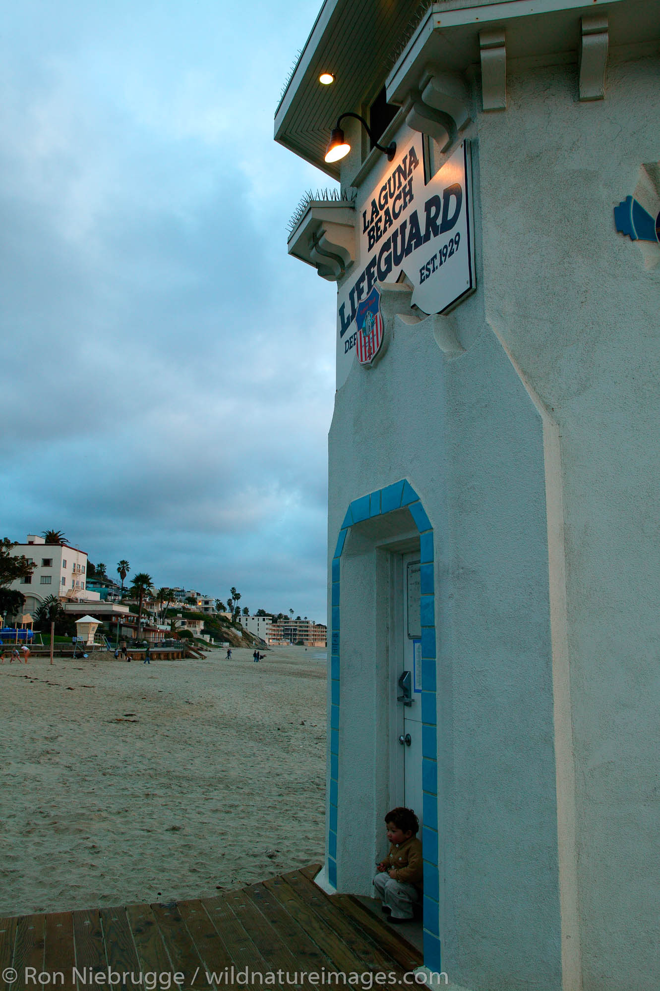 Laguna Beach, California. Life Guard tower at Laguna Beach, California.