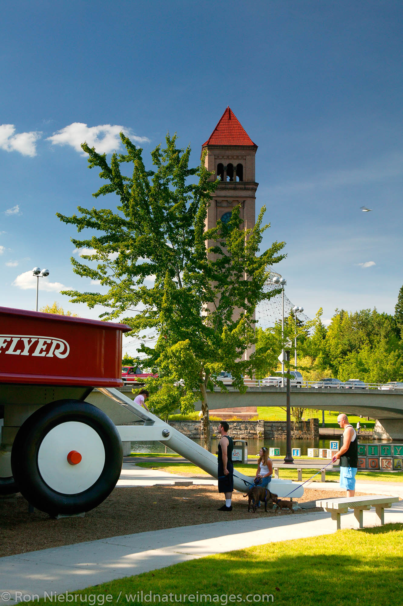 Clock Tower, Spokane Photos by Ron Niebrugge