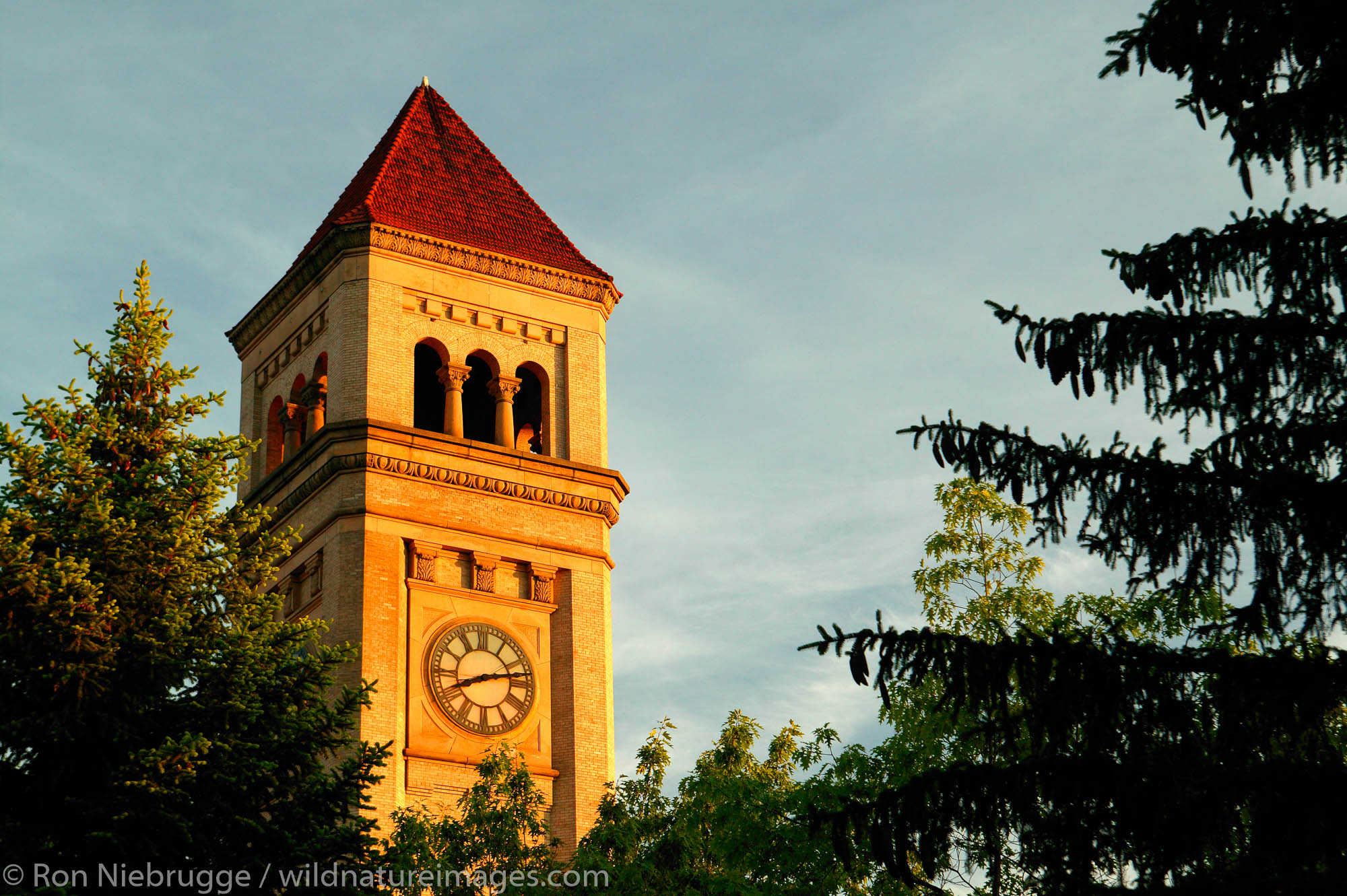 The Clock Tower in Riverfront Park, Spokane, Washington.  This was site of the 1974 World Expo.